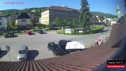 Střed obce Rokytnice nad Jizerou
