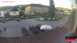 Střed obce Rokytnice nad Jizerou