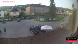 Střed obce Rokytnice nad Jizerou