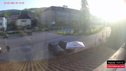 Střed obce Rokytnice nad Jizerou