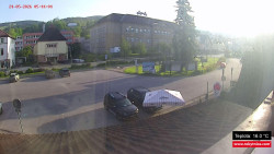 Střed obce Rokytnice nad Jizerou