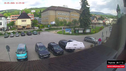 Střed obce Rokytnice nad Jizerou