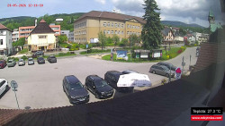Střed obce Rokytnice nad Jizerou
