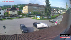 Střed obce Rokytnice nad Jizerou