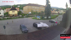 Střed obce Rokytnice nad Jizerou