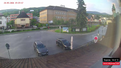 Střed obce Rokytnice nad Jizerou