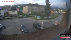 Střed obce Rokytnice nad Jizerou
