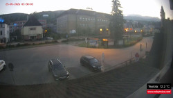 Střed obce Rokytnice nad Jizerou