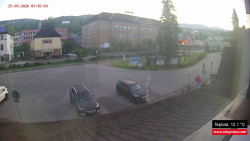 Střed obce Rokytnice nad Jizerou