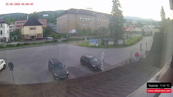 Střed obce Rokytnice nad Jizerou