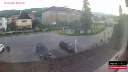 Střed obce Rokytnice nad Jizerou