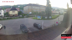 Střed obce Rokytnice nad Jizerou