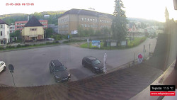 Střed obce Rokytnice nad Jizerou