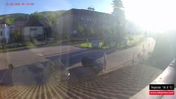 Střed obce Rokytnice nad Jizerou