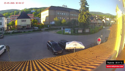 Střed obce Rokytnice nad Jizerou