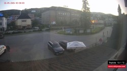 Střed obce Rokytnice nad Jizerou