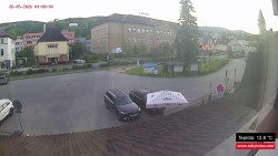 Střed obce Rokytnice nad Jizerou
