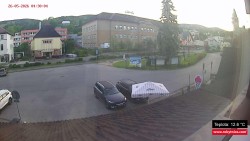 Střed obce Rokytnice nad Jizerou