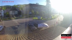 Střed obce Rokytnice nad Jizerou