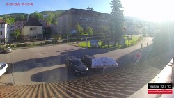 Střed obce Rokytnice nad Jizerou