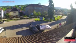 Střed obce Rokytnice nad Jizerou