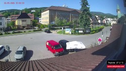 Střed obce Rokytnice nad Jizerou