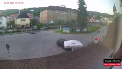 Střed obce Rokytnice nad Jizerou