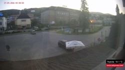 Střed obce Rokytnice nad Jizerou