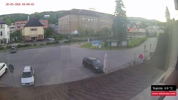 Střed obce Rokytnice nad Jizerou
