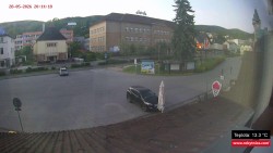 Střed obce Rokytnice nad Jizerou