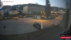 Střed obce Rokytnice nad Jizerou