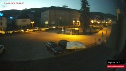 Střed obce Rokytnice nad Jizerou