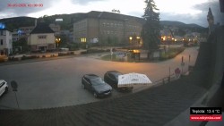 Střed obce Rokytnice nad Jizerou