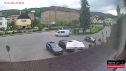 Střed obce Rokytnice nad Jizerou