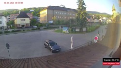 Střed obce Rokytnice nad Jizerou