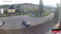Střed obce Rokytnice nad Jizerou