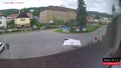 Střed obce Rokytnice nad Jizerou