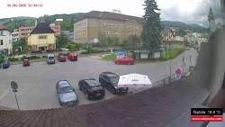 Střed obce Rokytnice nad Jizerou