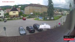 Střed obce Rokytnice nad Jizerou
