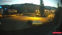 Střed obce Rokytnice nad Jizerou