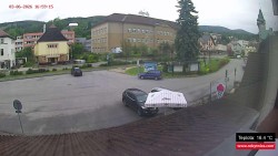 Střed obce Rokytnice nad Jizerou