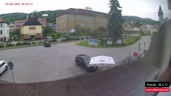 Střed obce Rokytnice nad Jizerou