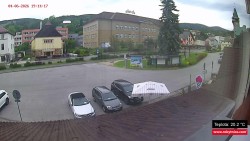 Střed obce Rokytnice nad Jizerou