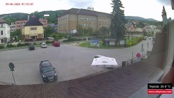 Střed obce Rokytnice nad Jizerou