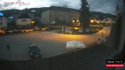Střed obce Rokytnice nad Jizerou