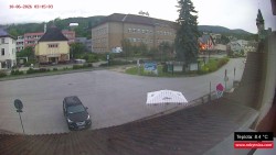Střed obce Rokytnice nad Jizerou