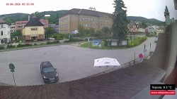 Střed obce Rokytnice nad Jizerou