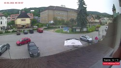 Střed obce Rokytnice nad Jizerou