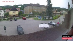 Střed obce Rokytnice nad Jizerou