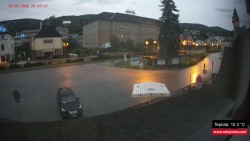 Střed obce Rokytnice nad Jizerou